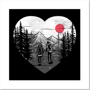 Hike and Love Posters and Art